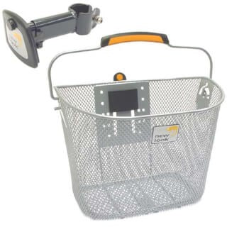 Panier à vélo Toscane Smartlock pour 19 litres argenté