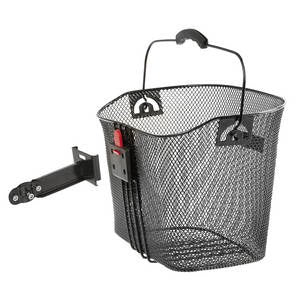 Panier M-wave noir amovible