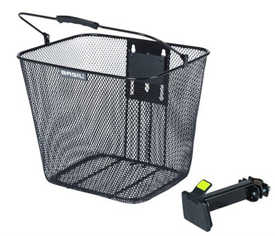 Panier de vélo de basilic Bilbaobaseasy 26 x 22 x 27 cm noir