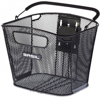 Basil Bold Front KF - panier à vélo - avant - noir