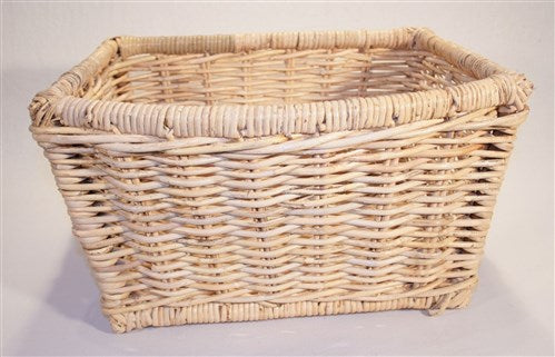Panier classique de pit-rieten m naturel