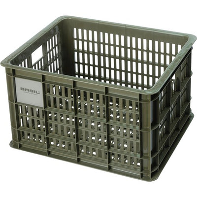 Basil fietskrat m - moyen - 29,5 litres - vert