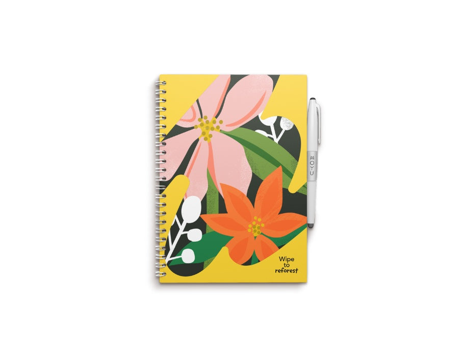 Moyu échangeable Notebook Hardcover A5 Flower Vibes