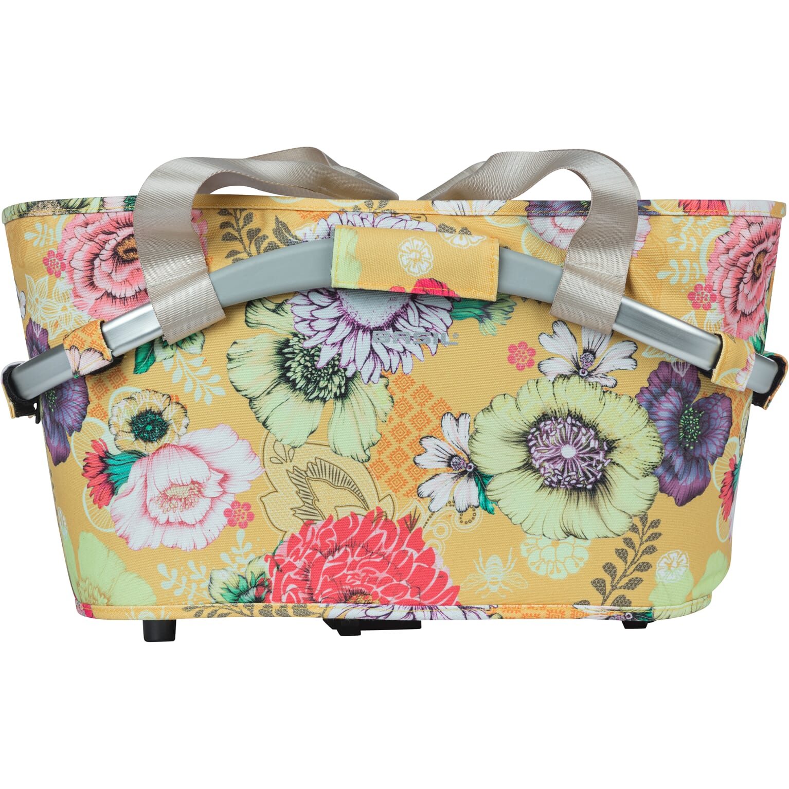 Basil Bloom Field transporte tous les mik - panier de vélo - à l'arrière - Geel