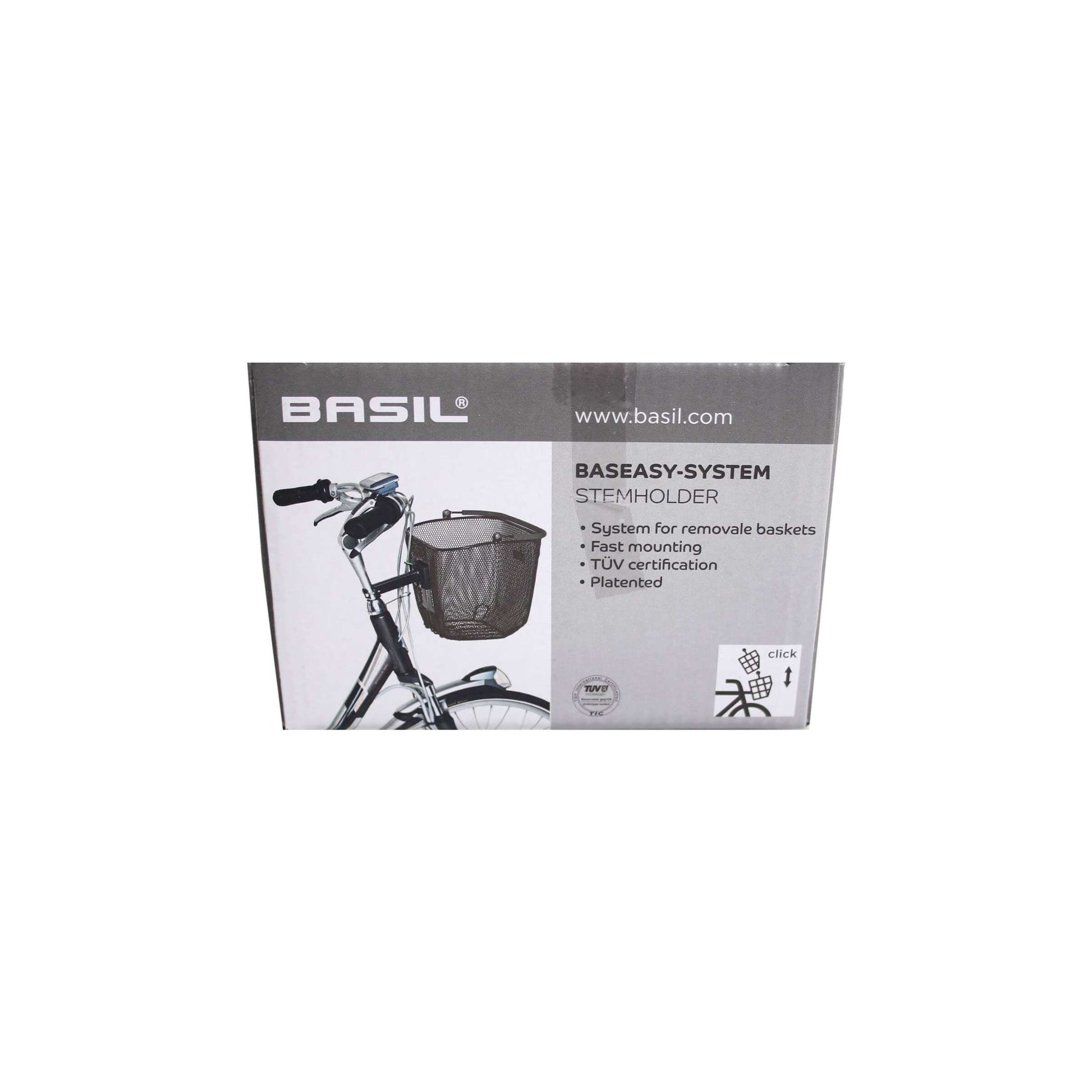 Basil BasEasy - support de potence pour guidon - noir