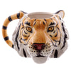 Tasse en céramique formée au tigre