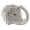 Tasse en céramique formée d'éléphant