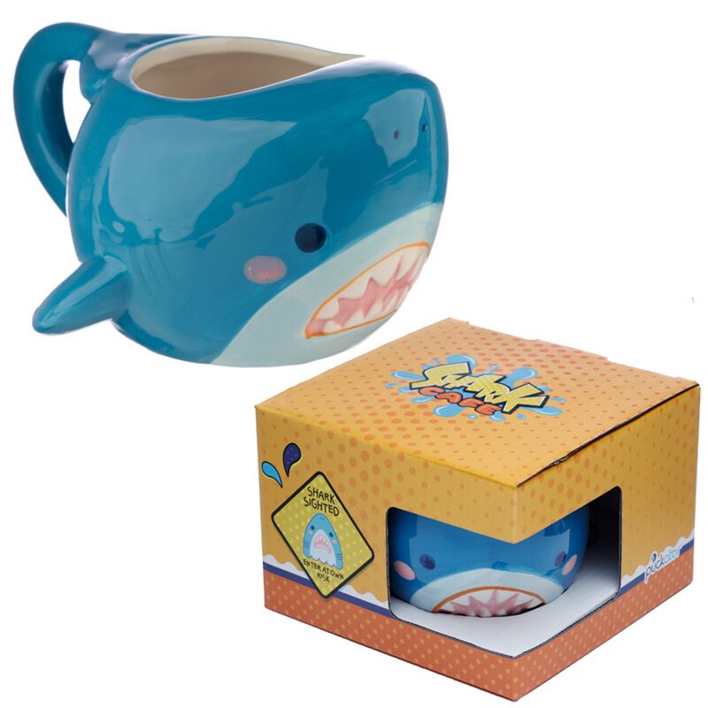 Shark Café formé en céramique tasse
