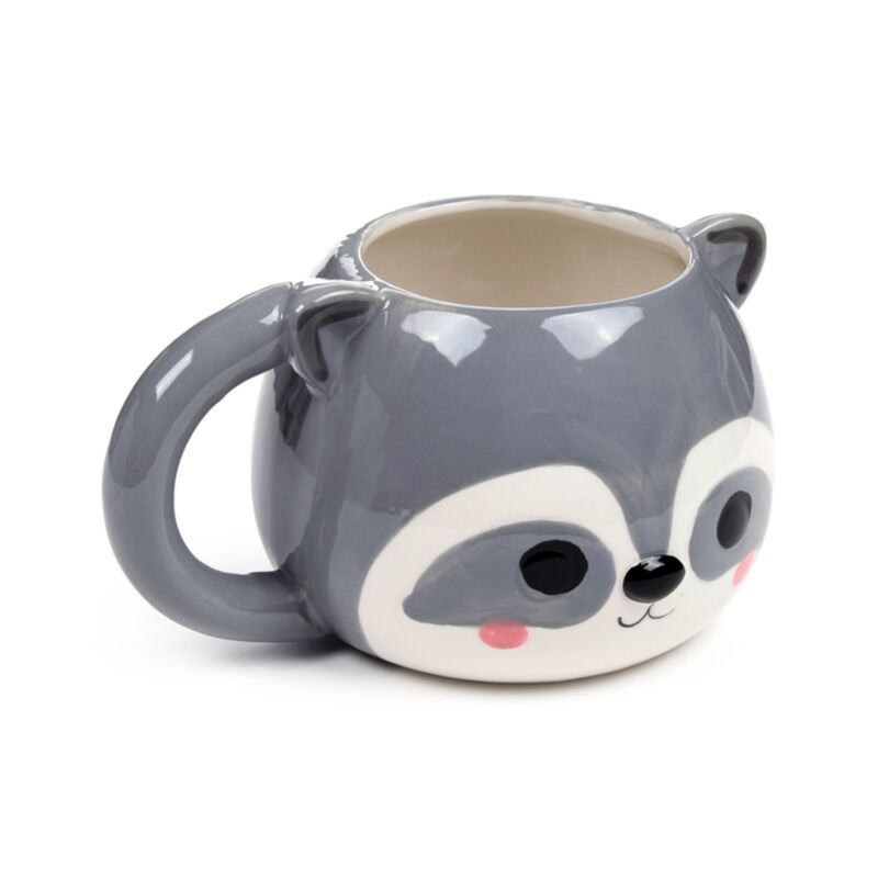 Adoramals Raccoon formé en céramique tasse