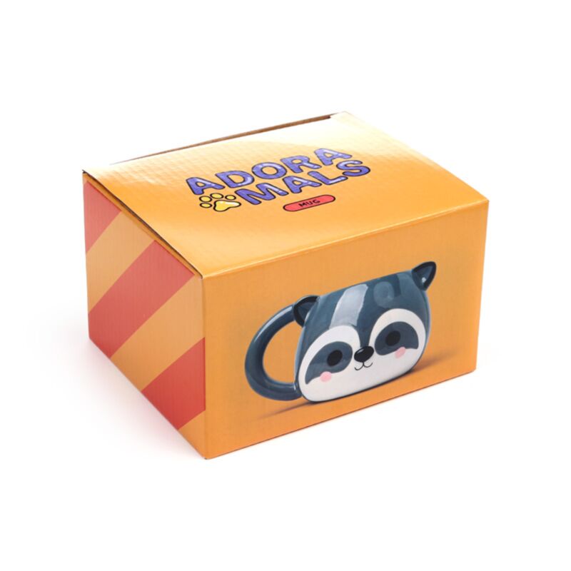 Adoramals Raccoon formé en céramique tasse