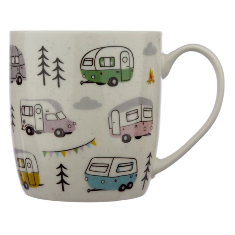 Tasse de porcelaine de caravane sauvage