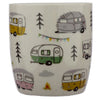 Tasse de porcelaine de caravane sauvage