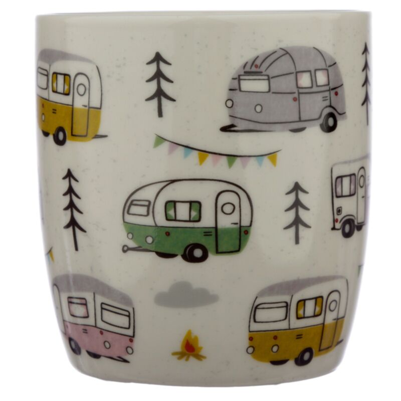 Tasse de porcelaine de caravane sauvage