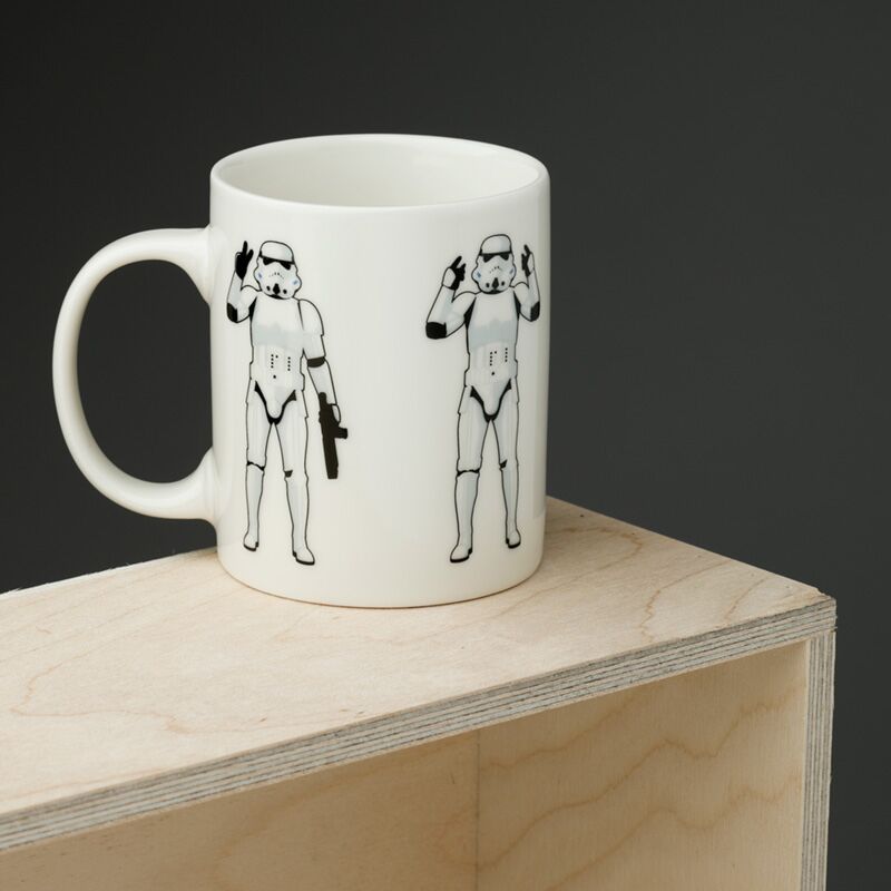 La tasse d'origine Stormtrooper en porcelaine blanche