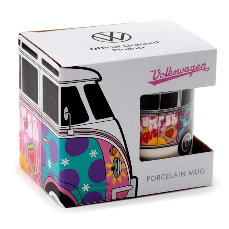 Volkswagen van VW T1 Summer Porcelain Mok