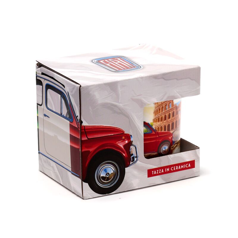Fiat 500 Rome Riviera Porcelain Tug