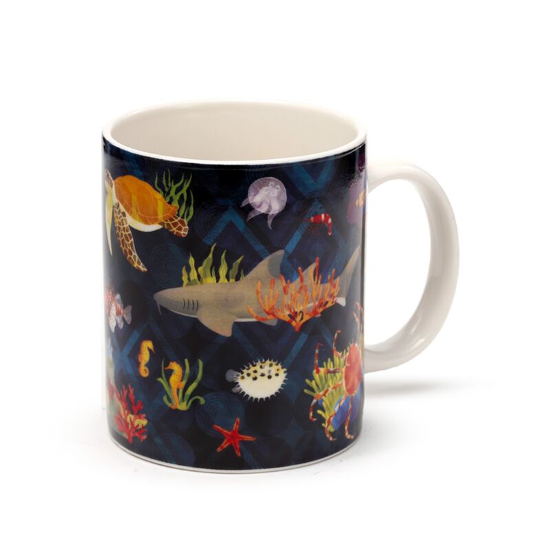 Marine Kingdom Porcelain Mok