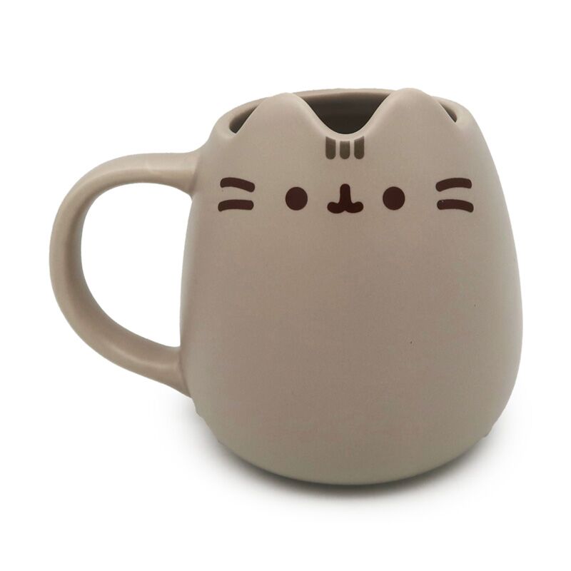 Tasse en céramique en forme de chat Pusheen