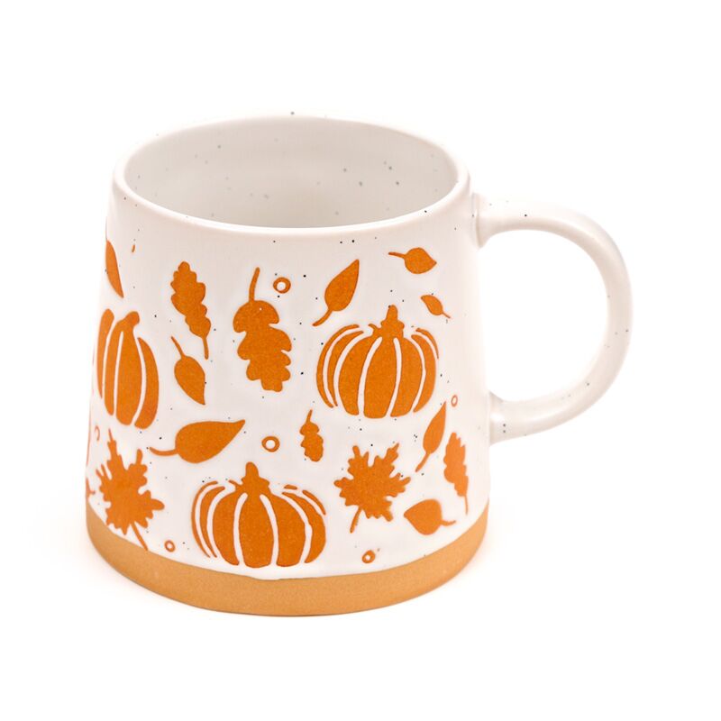 Tasse de pierre à citrouille de la citrouille