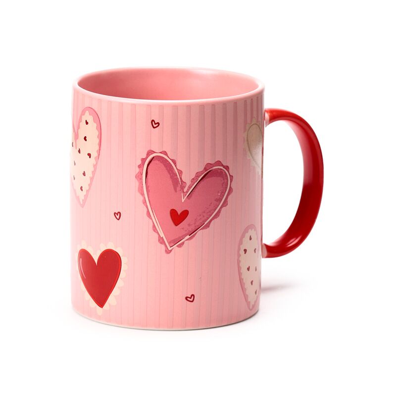 Mug en porcelaine coeurs Amore
