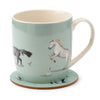 Willows Farm Horse Porcelain Mug Coaster