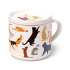 Tasse en porcelaine Fine Cats (News) avec ensemble de couvercles