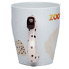 Cheetah soniverse - tasse en porcelaine à poignée en forme