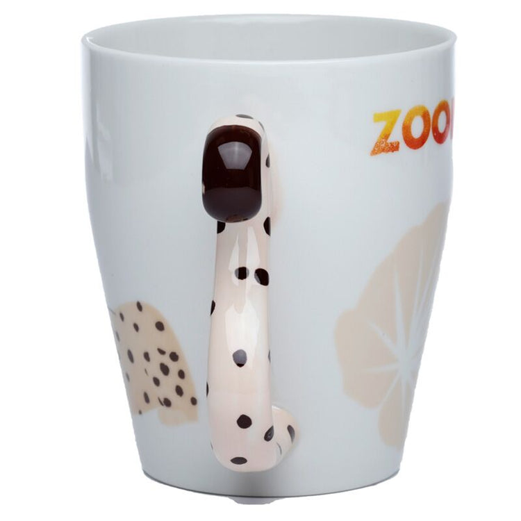 Cheetah soniverse - tasse en porcelaine à poignée en forme