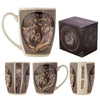 Lisa Parker Faithous Wolf Friend Porcelain Mok