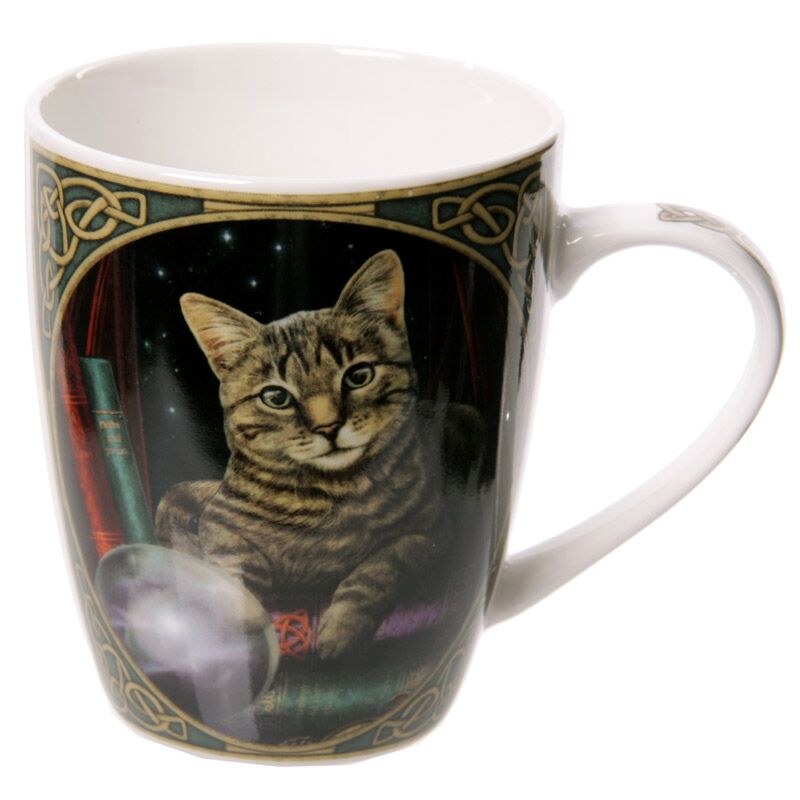 Lisa Parker Fortune Teller Kat Porcelain Mug