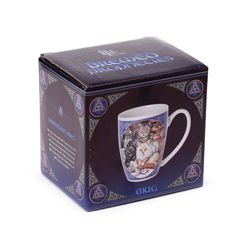 Lisa Parker a brassé des prophéties tasse en porcelaine de chat