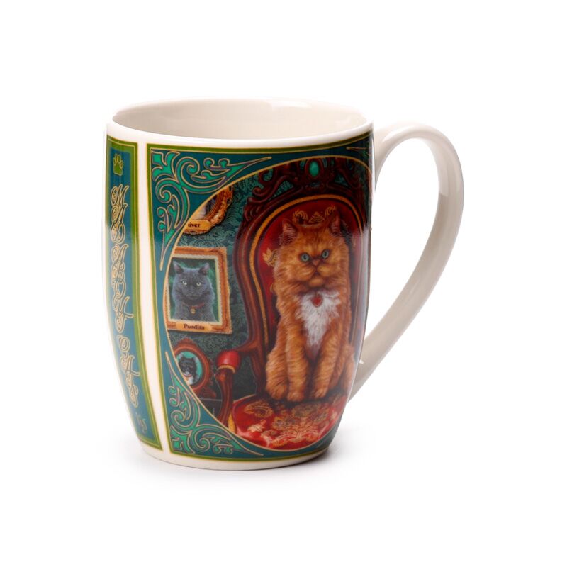 Tasse en porcelaine Lisa Parker folle de chat