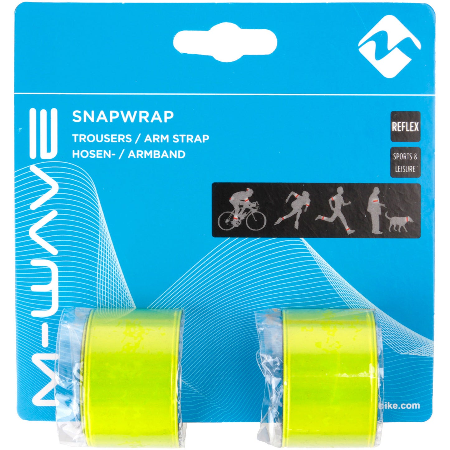 Bracelet M-Wave M-Wave Snap-on Réflexion (1 paire)