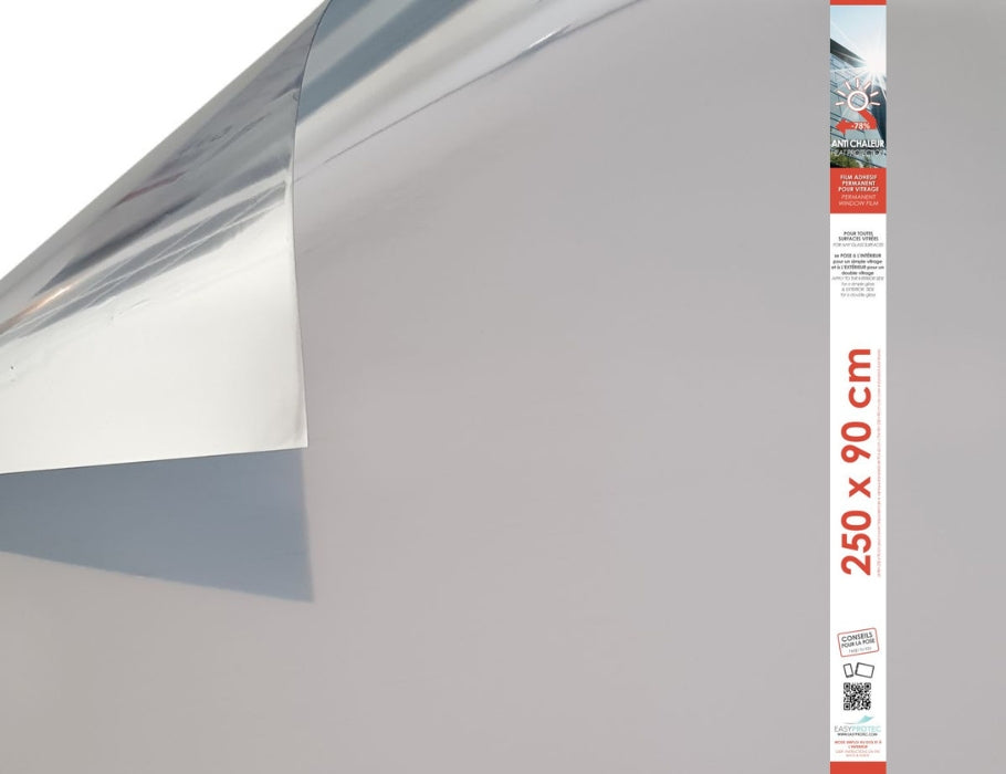 MacLean Auto-Adhesive Window Film - Resistant à la chaleur - 90x250 cm