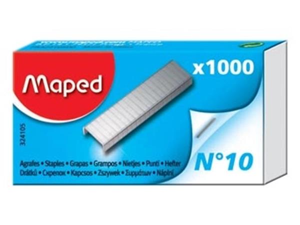 Maped office maped agrafes no. 10, boîte (1 000 agrafes)