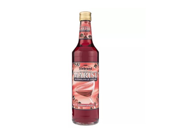 Liqueur de cerise et de framboise sans alcool Siebrand Marise (0,75 litre)