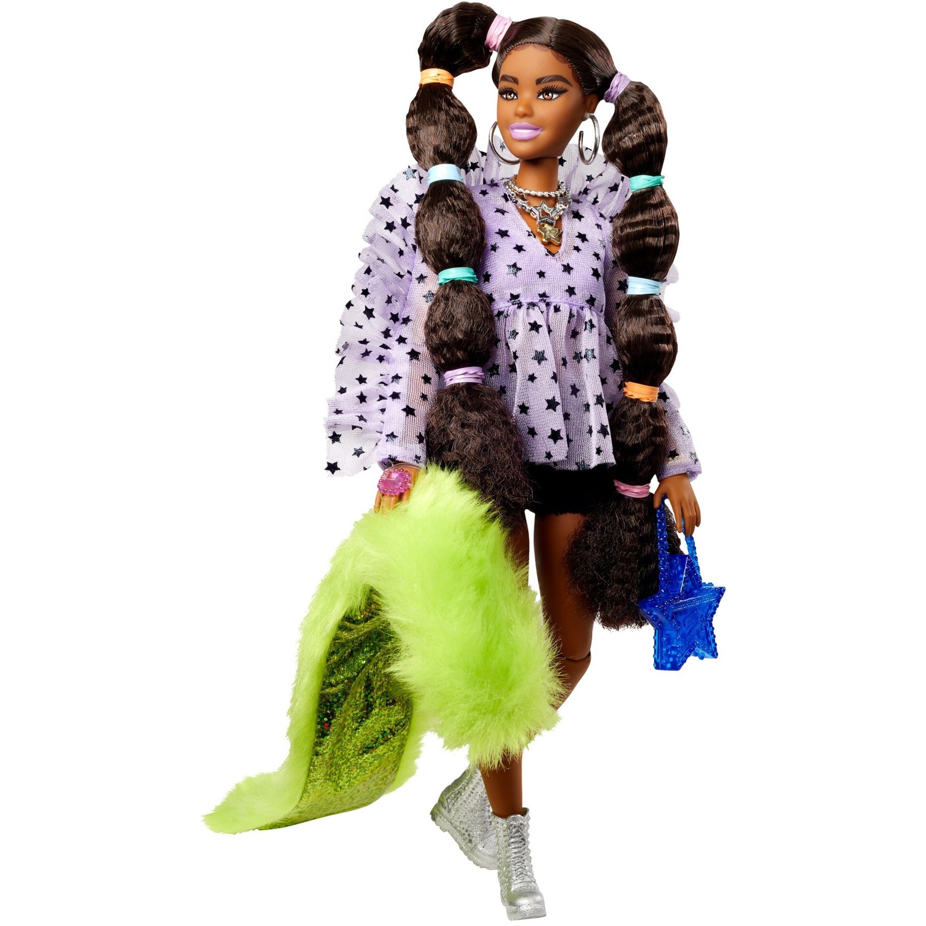 Mattel Extra Doll 7 Top Furry Shrug avec Pet Pomerani