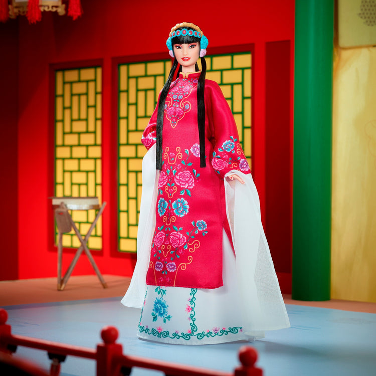 Mattel Signature Lunar Nouvel An Pop en rouge floral rouge
