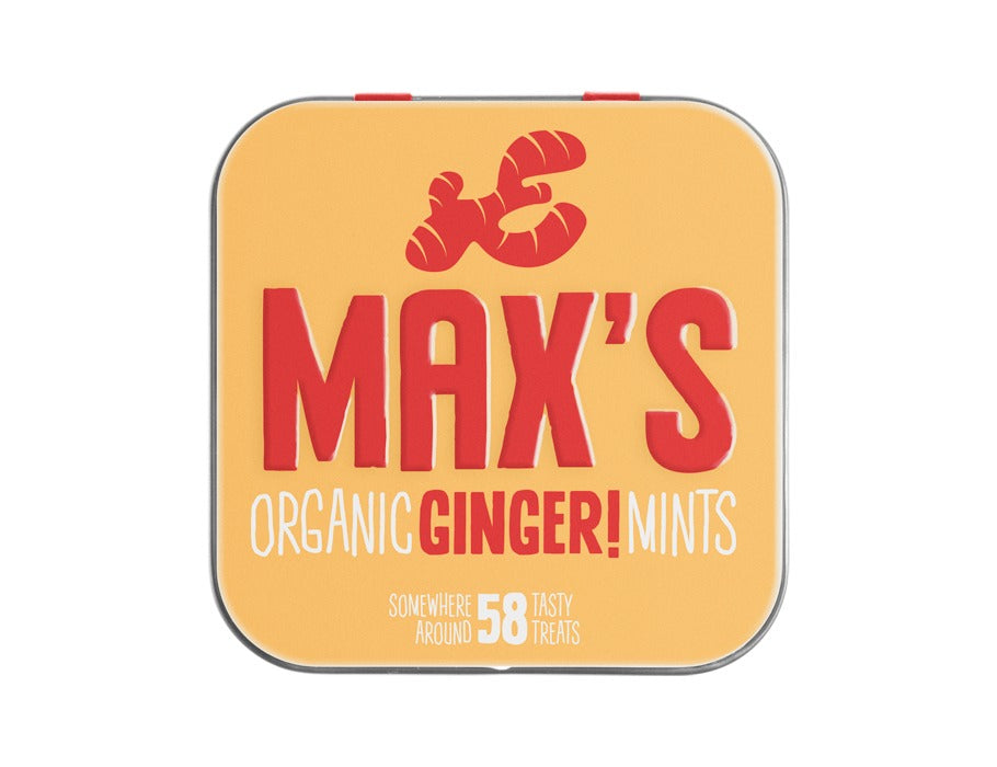 Max Organic Mints Ginger Mints 35GR