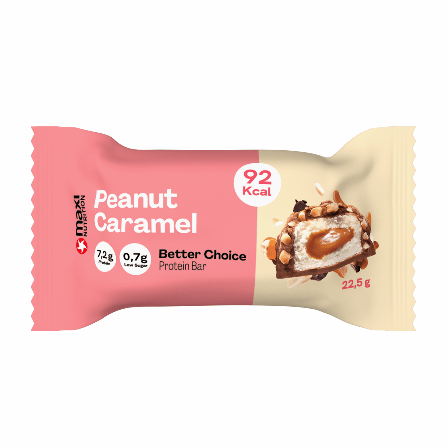 Maxi nutrition maxinutrition barre meilleur choix caramel cacahuète (15x 22.5g)