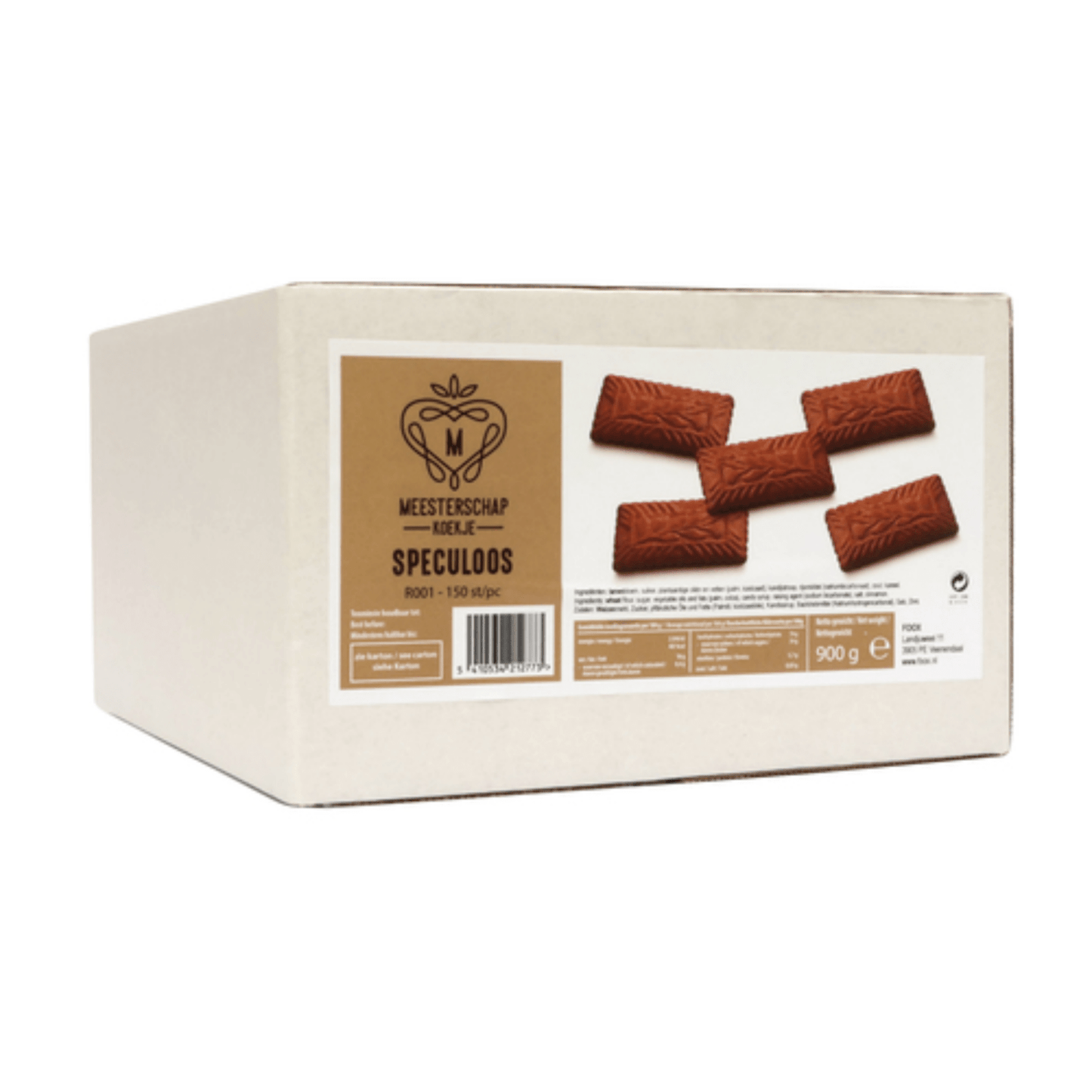 Biscuits au café spéculoos Mastery (150 pièces)