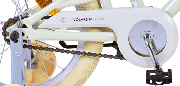 Volare Melody Children's Bicycle - Girls - 16 pouces - Sable