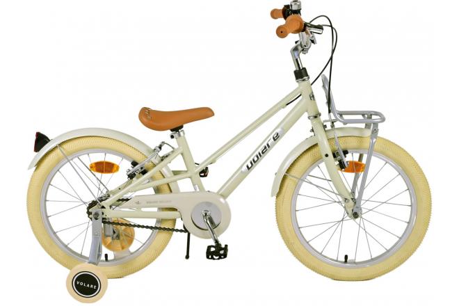 Volare Melody Children's Bicycle - Girls - 18 pouces - Sand - deux freins à main