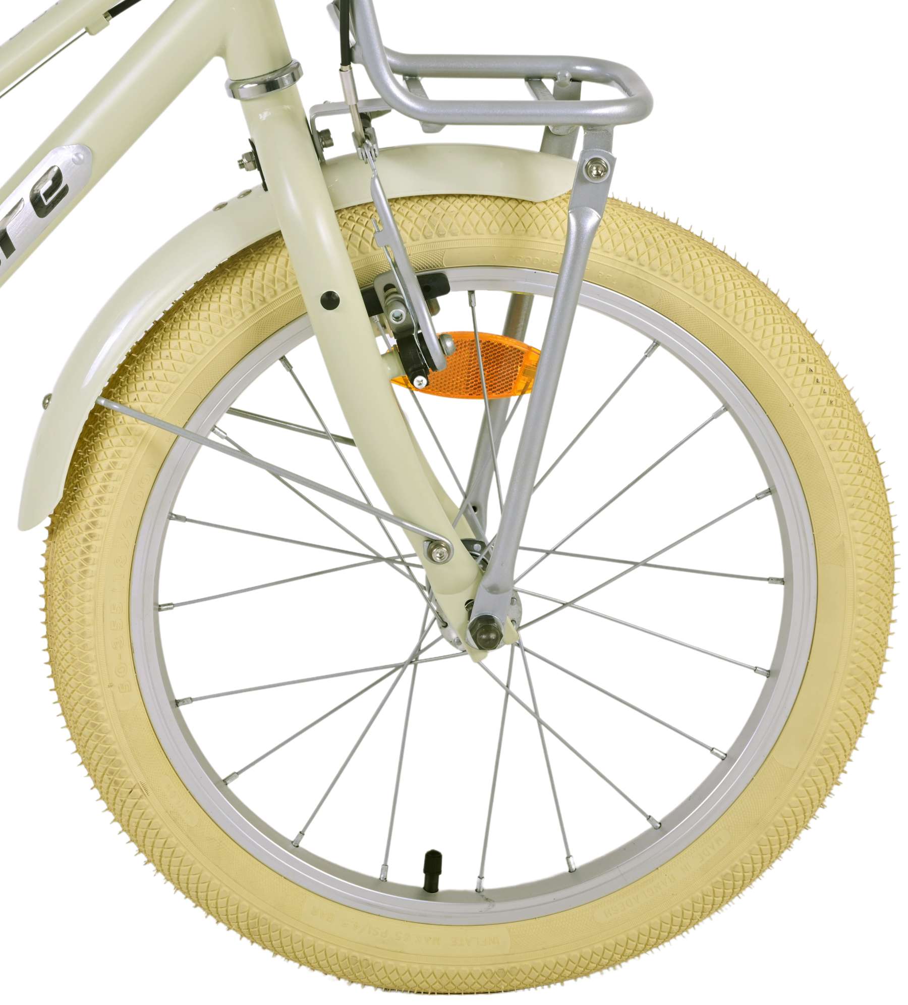 Volare Melody Children's Bicycle - Girls - 18 pouces - Sand - deux freins à main