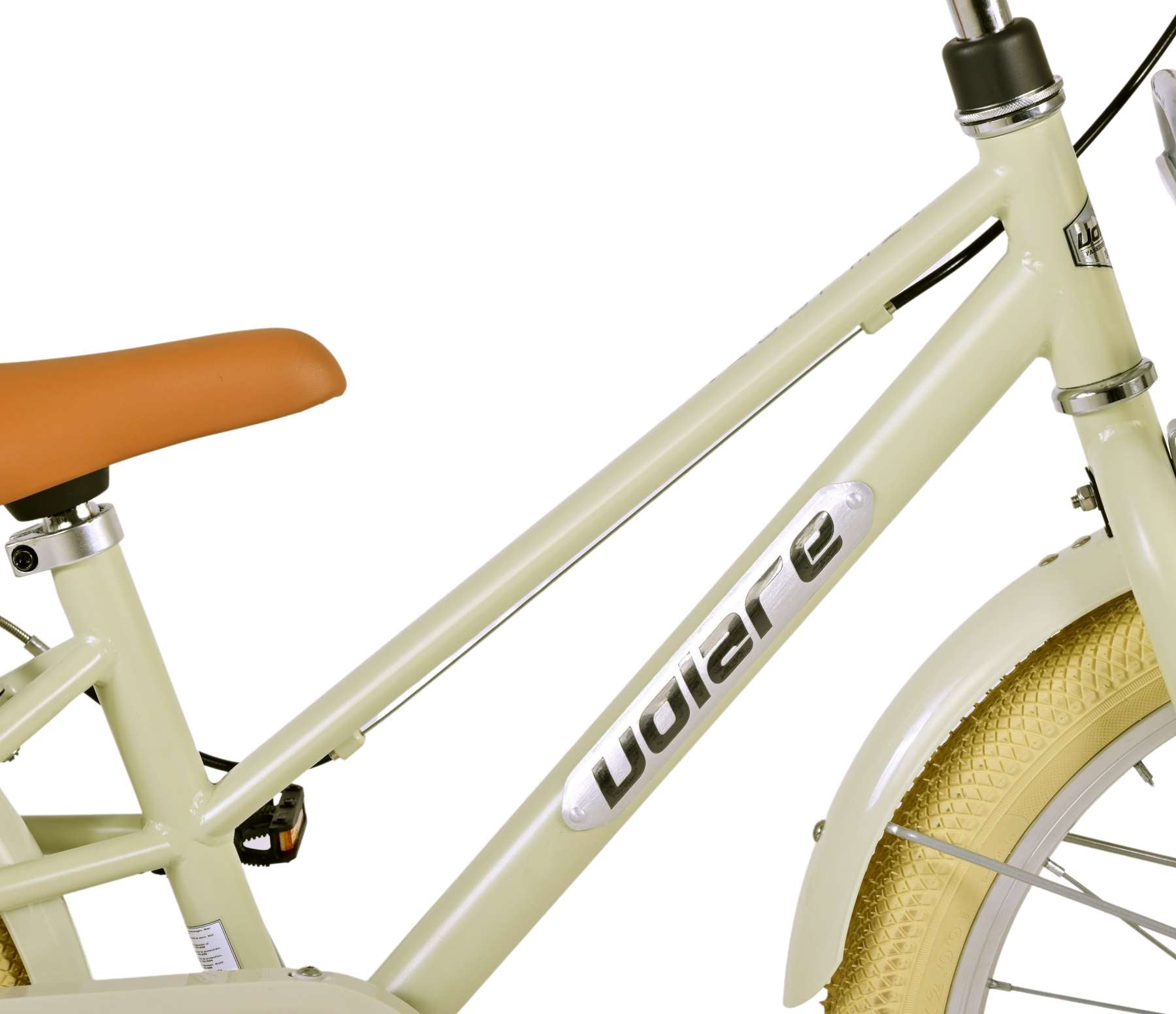 Volare Melody Children's Bicycle - Girls - 18 pouces - Sand - deux freins à main