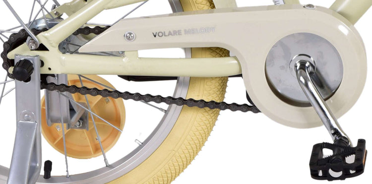 Volare Melody Children's Bicycle - Girls - 18 pouces - Sable