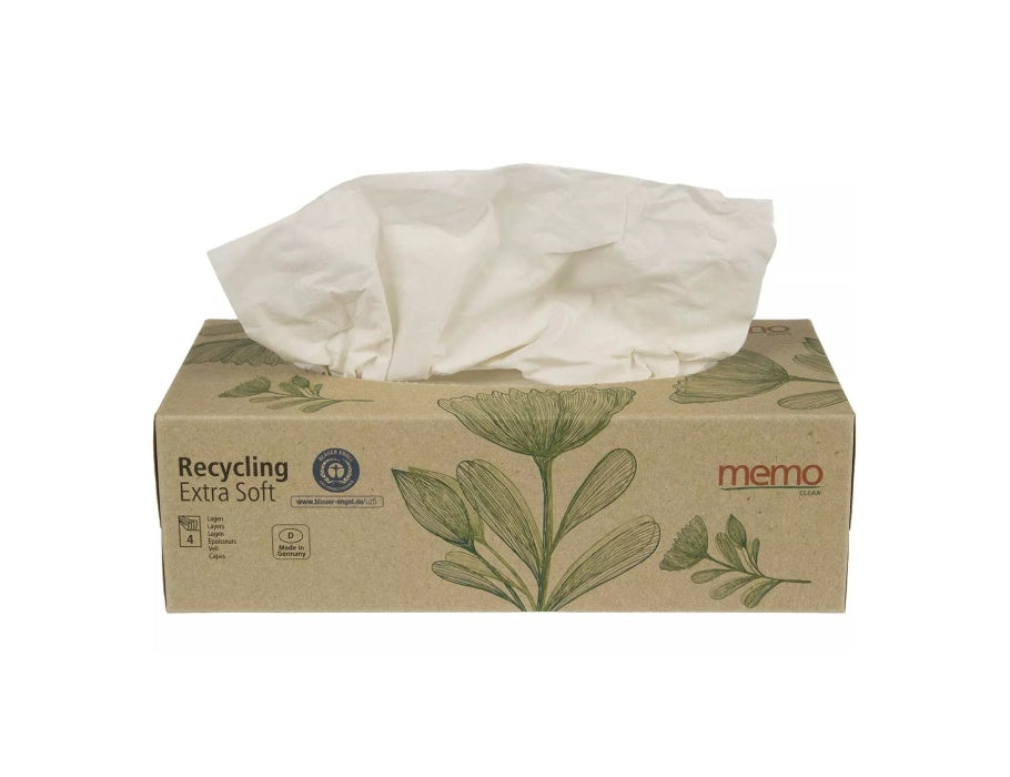 Tissus mémo recyclant le 100st très doux.