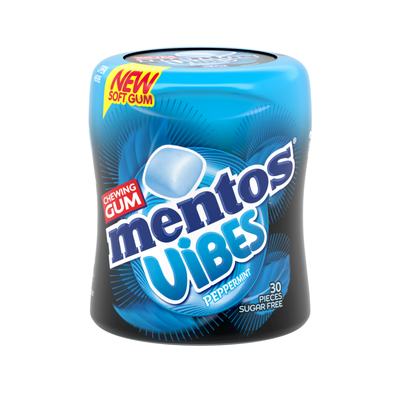 Mentos gum vibes menthe poivrée (6x 30 pièces)