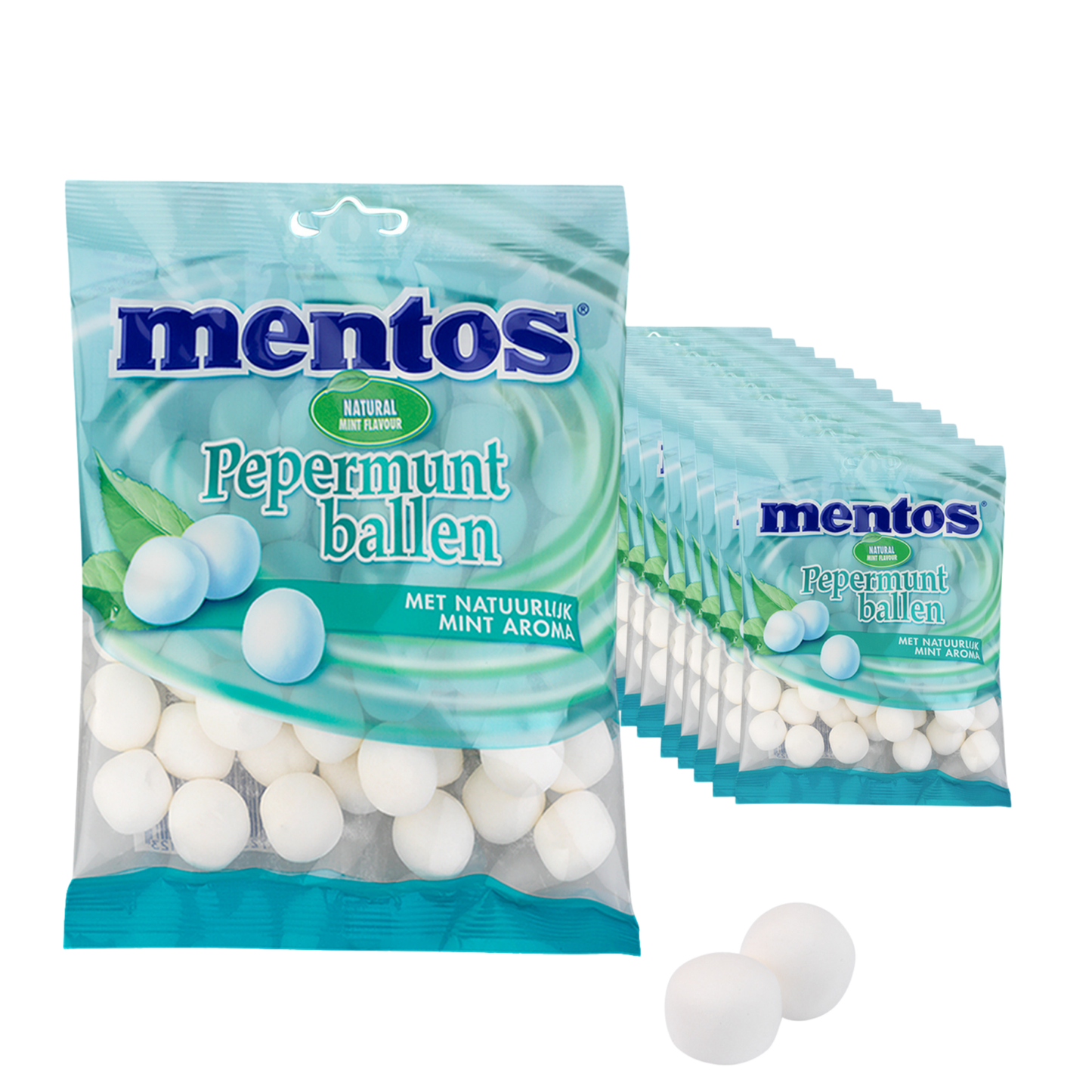 Boules de menthe poivrée Mentos (12x 220gr)