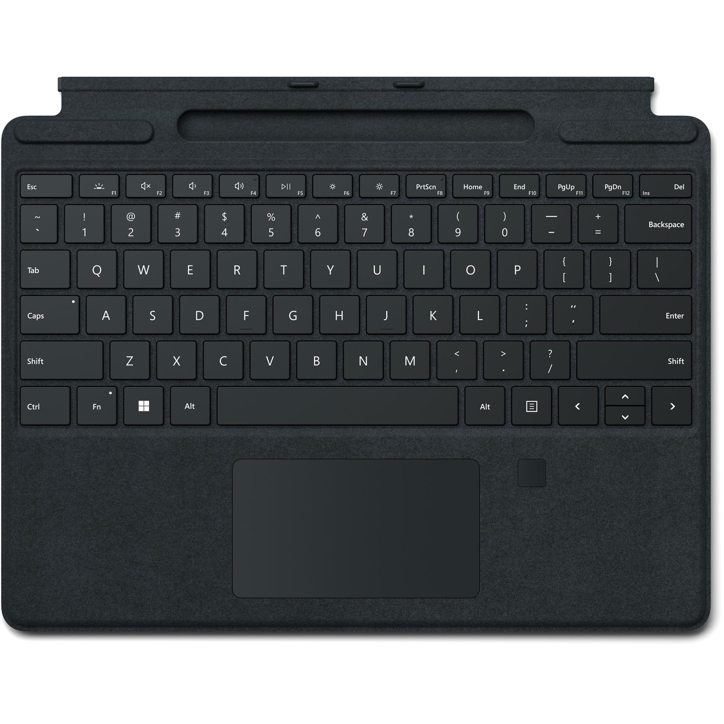 Clavier de signature Microsoft Surface avec empreinte digitale